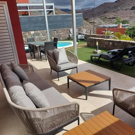 Villa Vista Golf Salobre - Maspalomas Self-Sufficient With Pool Heating Exterior photo